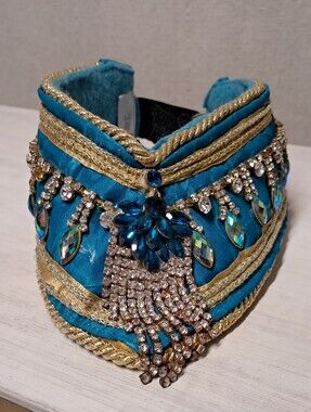 Embellished Crystal Dog Statement Collar